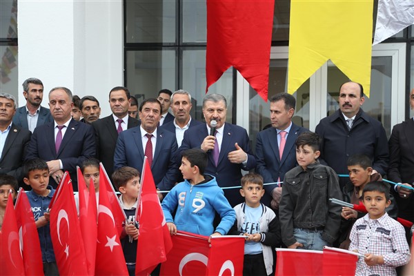 Altınekin Şehir Konağı’nın temeli Bakan Koca’nın katılımıyla atıldı