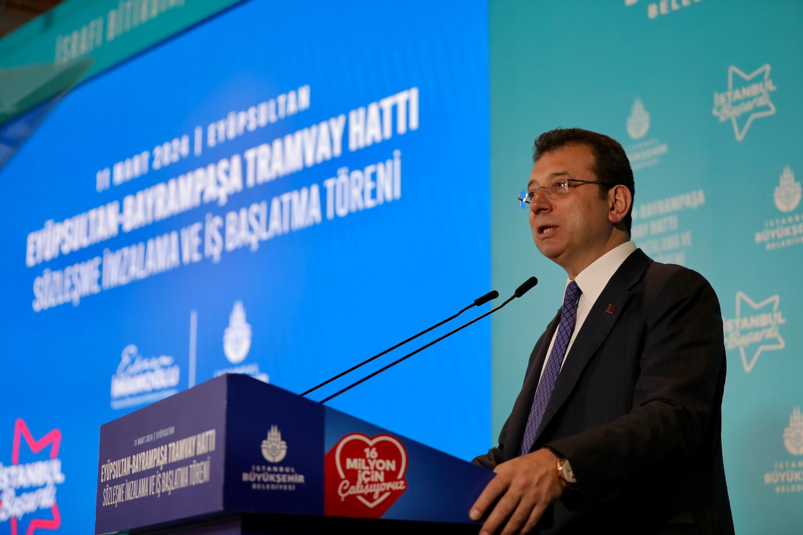 İmamoğlu: “Günlük 40 bin yolcunun hattı kullanacak”