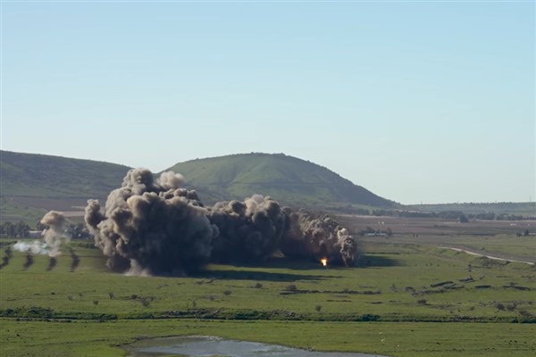 İsrail Savunma Bakanlığı, Golan Tepeleri’ndeki mayınları patlattı