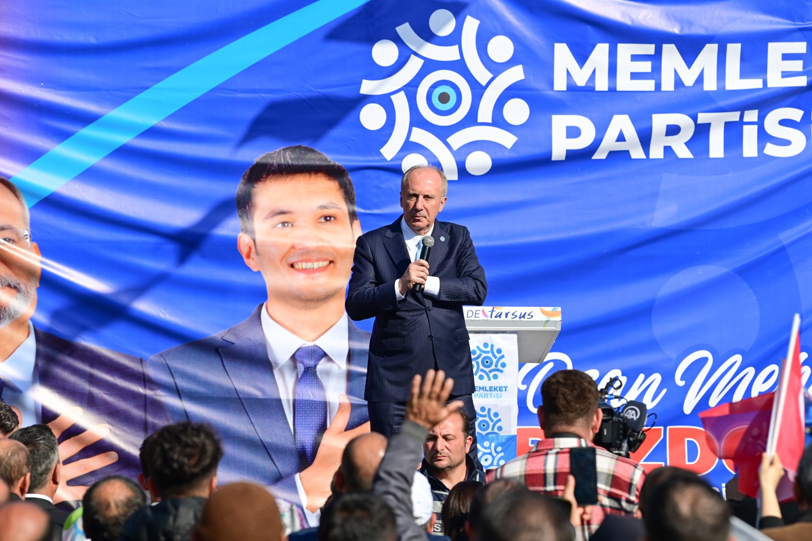 Memleket Partisi Genel Başkanı İnce, Tarsus’ta ziyaretlerini sürdürüyor