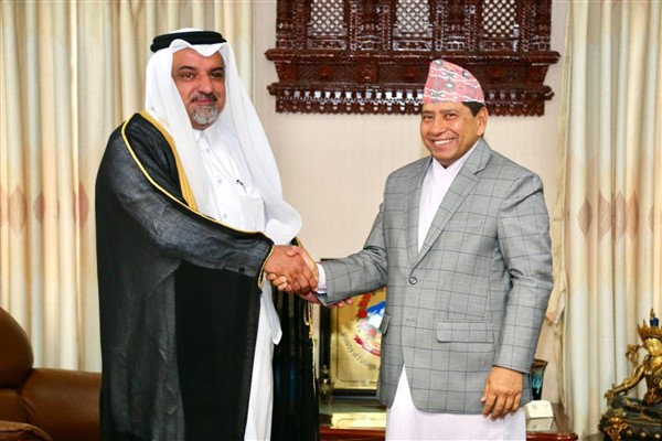 Nepal Başbakan Yardımcısı Shrestha, Katar’ın Nepal Büyükelçisi Al Ansari ile görüştü