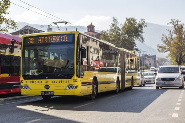 Bursa’da bayram boyunca ulaşım ücretsiz olacak