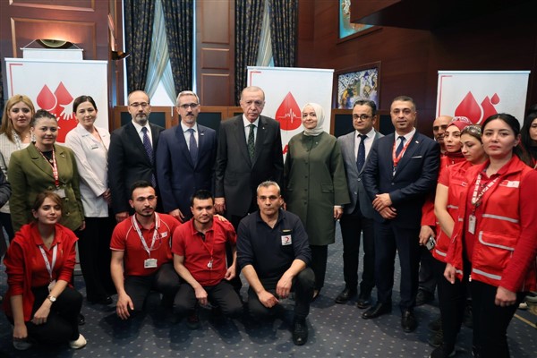 Cumhurbaşkanı Erdoğan, “Kan Ver Hayat Ver ” programına katıldı