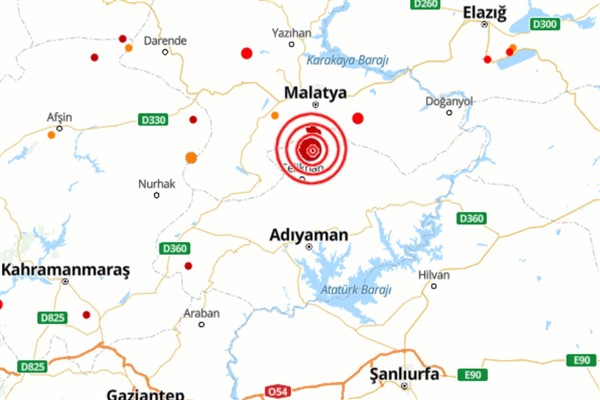 Adıyaman’da deprem