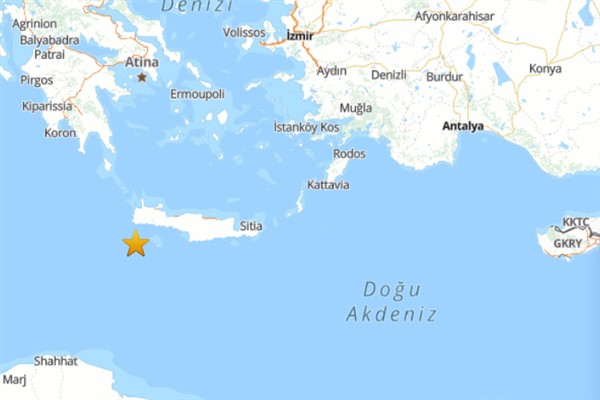 Akdeniz’de 4.2 büyüklüğünde deprem