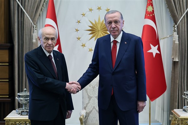 Cumhurbaşkanı Erdoğan, MHP Genel Başkanı Bahçeli’yi kabul etti