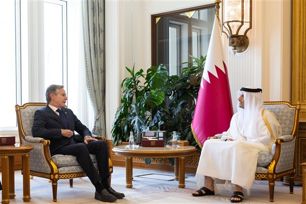 Katar Dışişleri Bakanı Al Sani, ABD Dışişleri Bakanı Blinken ile görüştü