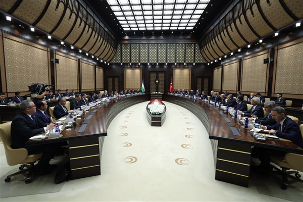 Türkiye-Özbekistan Yüksek Düzeyli Stratejik İşbirliği Konseyi Toplantısı yapıldı