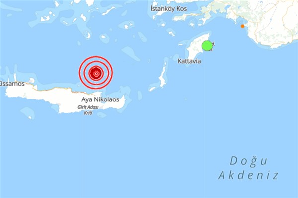 Akdeniz’de 4.5 büyüklüğünde deprem