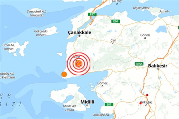 Çanakkale’de deprem