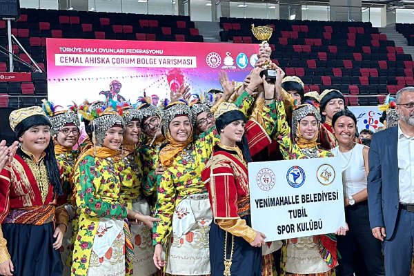 TUBİL Halk Dansları Topluluğu, Çorum’da bölge birincisi oldu