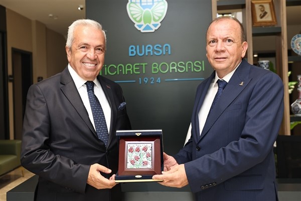 Başkan Özdemir’den Bursa Ticaret Borsası’na ziyaret