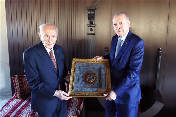 Cumhurbaşkanı Erdoğan, MHP Genel Başkanı Bahçeli ile görüştü