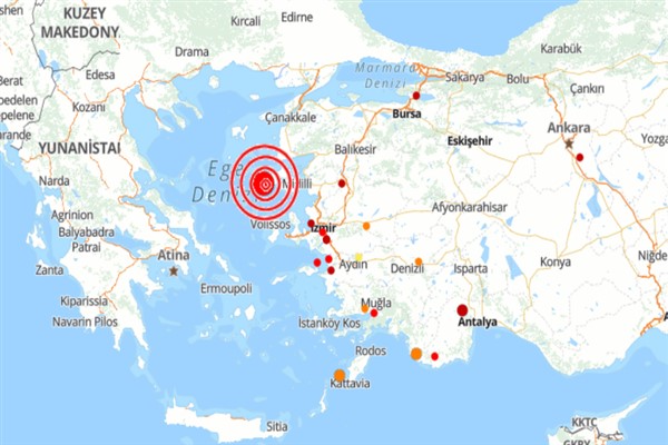 Ege Denizi'nde 4.1 büyüklüğünde