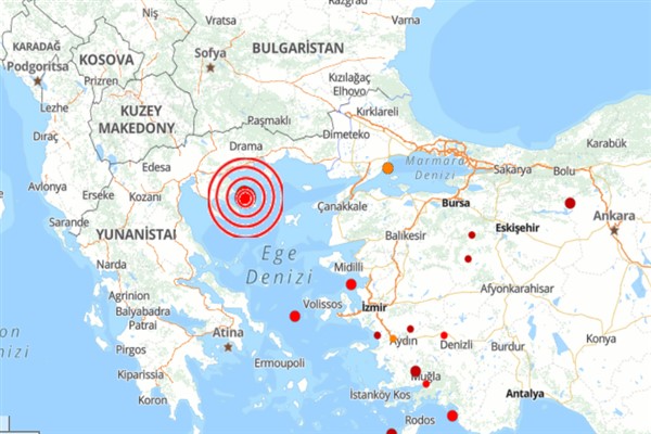 Yunanistan'da 4.0 büyüklüğünde deprem