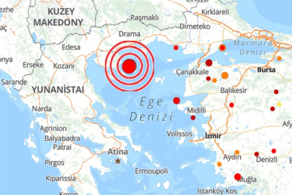 Yunanistan'da 4.0 büyüklüğünde deprem