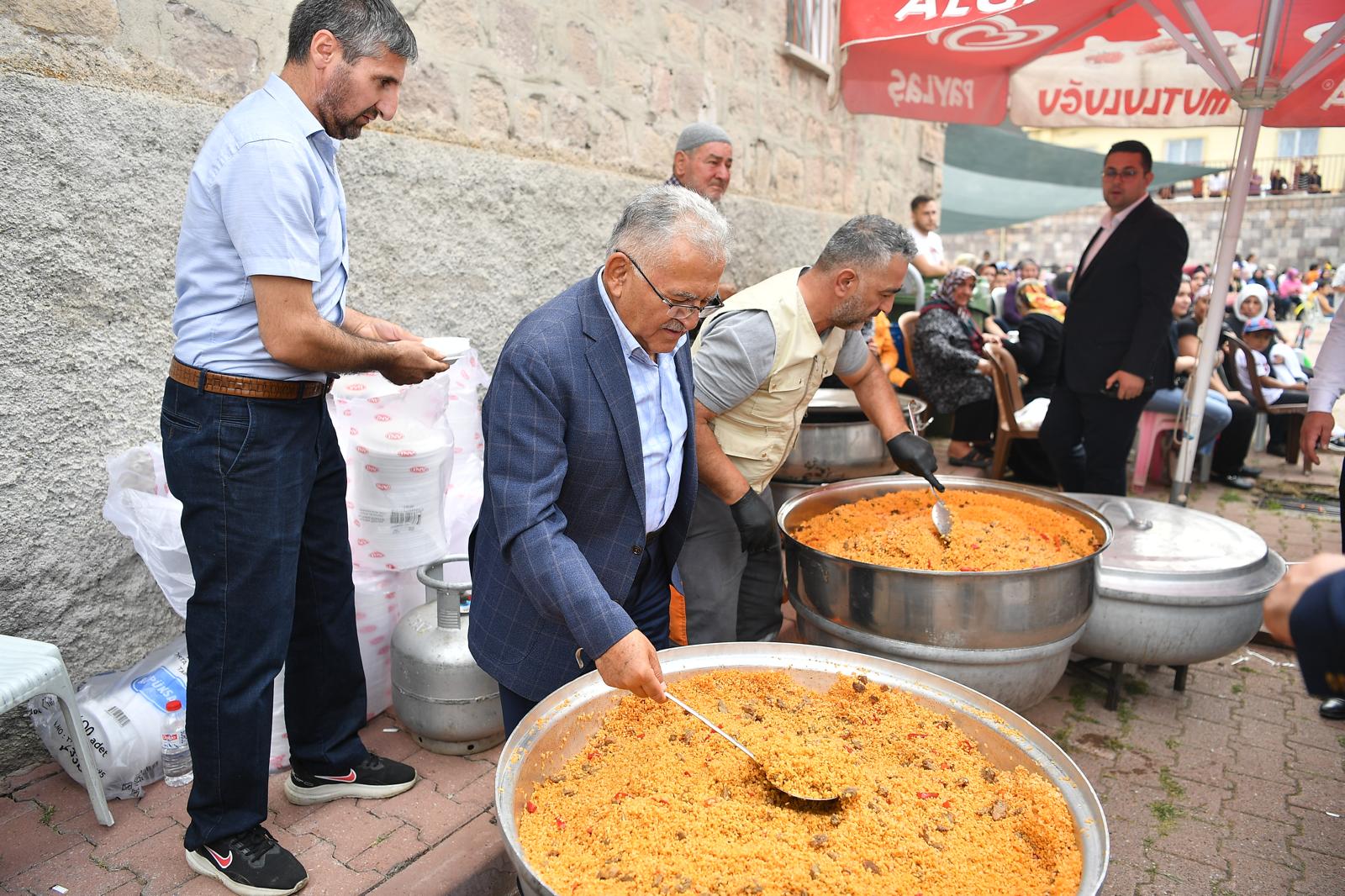 Akar ve Büyükkılıç, Geleneksel Pilav Şenliği Buluşması’na katıldı