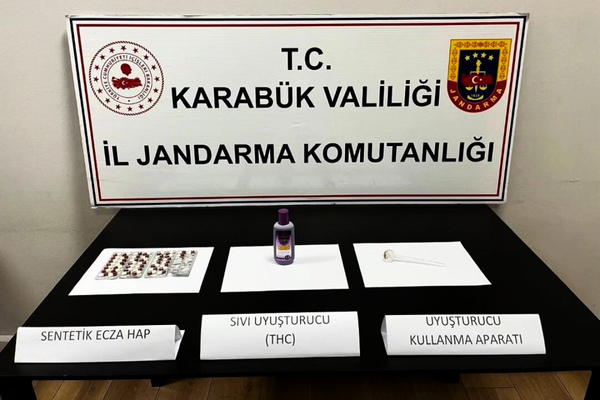 Karabük’te uyuşturucu operasyonu: 2 gözaltı