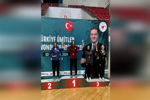 Osmangazili taekwondocu Türkiye ikincisi oldu