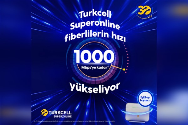 Turkcell Superonline’lılar eylülde hız rekoru kıracak