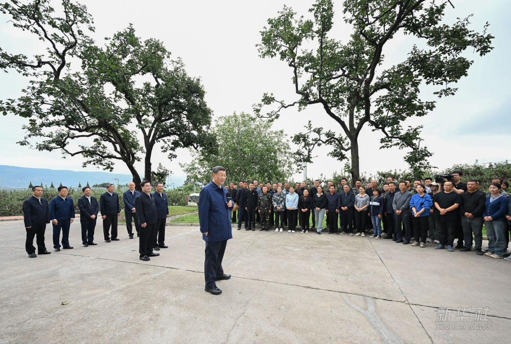 Xi, Sha’anxi ve Guansu’da incelemelerde bulundu