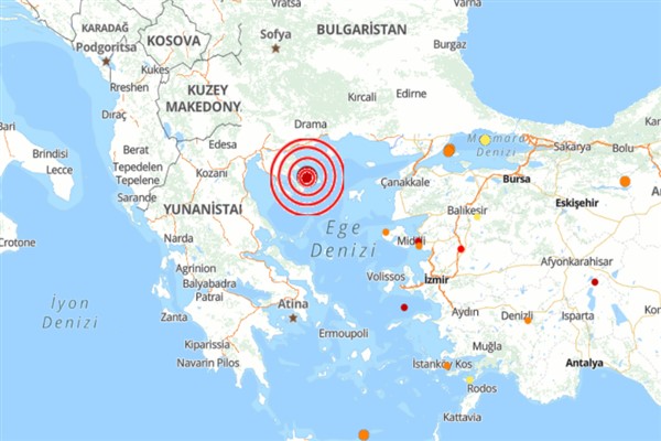 Yunanistan'da 4.1 büyüklüğünde deprem