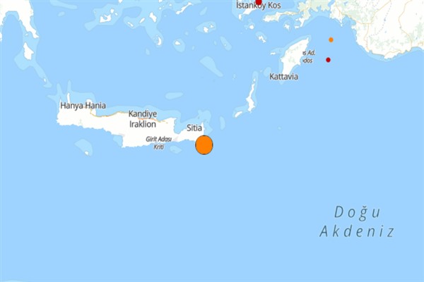 Akdeniz’de deprem