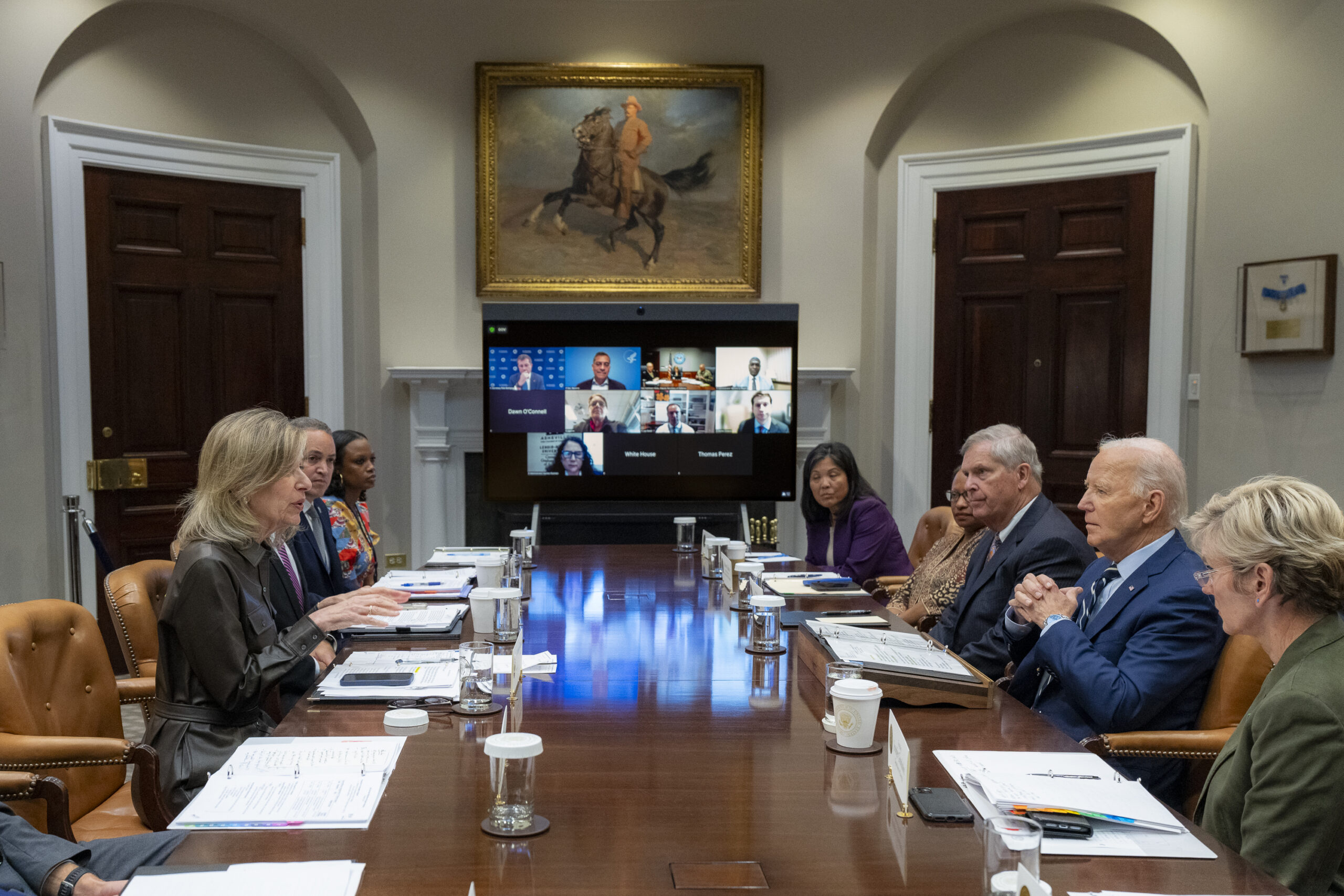 Biden, Milton Kasırgası için yürütülen hazırlıklar hakkında bilgi aldı