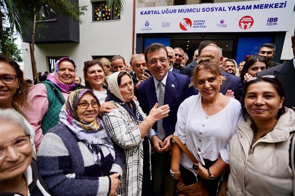 İmamoğlu’ndan Uğur Mumcu Sosyal Yaşam Merkezi’ne ziyaret