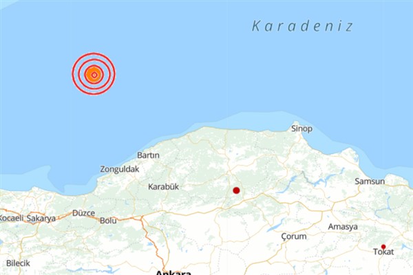 Karadeniz’de 4.9 büyüklüğünde deprem