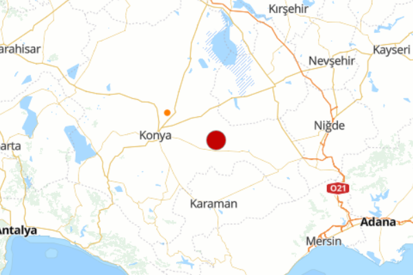 Konya’da deprem