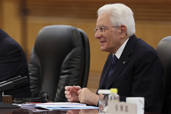 İtalya Cumhurbaşkanı Sergio Mattarella,